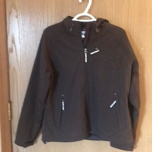 Black Free Country Hooded Fall Jacket